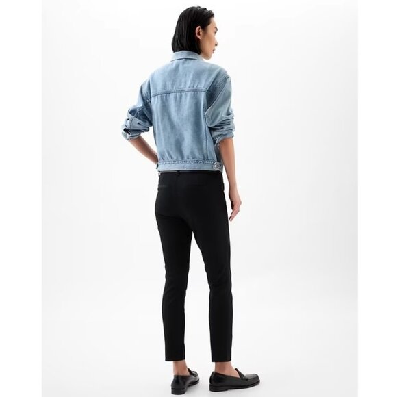 GAP Black Skinny Ankle Pants 00R NWOT | Workwear Office Classic - Picture 3 of 10